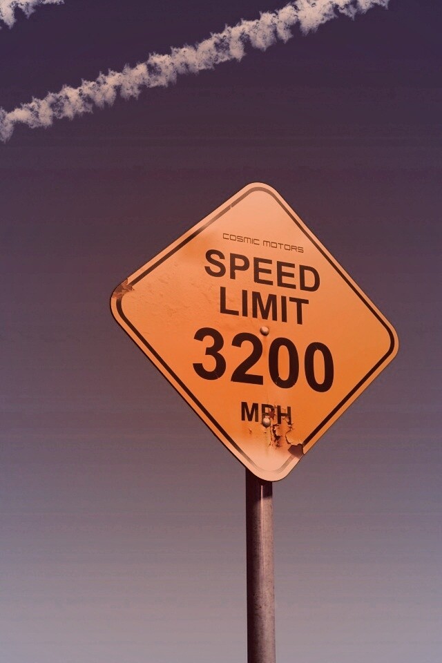 Знак ограничения скорости обои