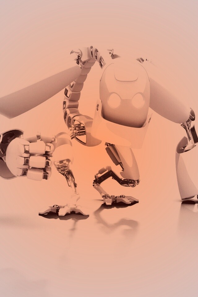 Крадущийся робот обои