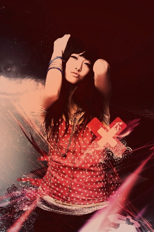 Гламурная китаянка обои