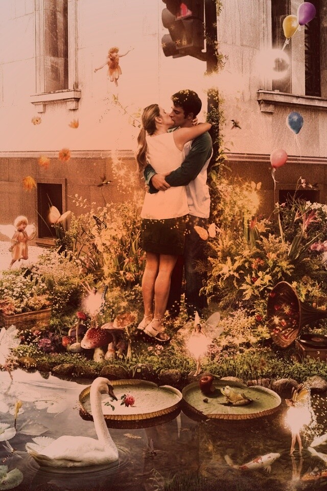 Волшебный поцелуй обои