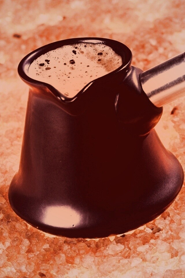 Кофе на углях обои
