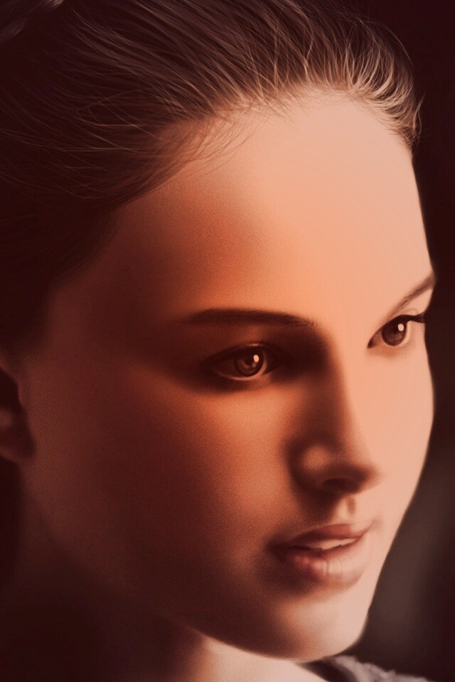 Лицо девушки обои