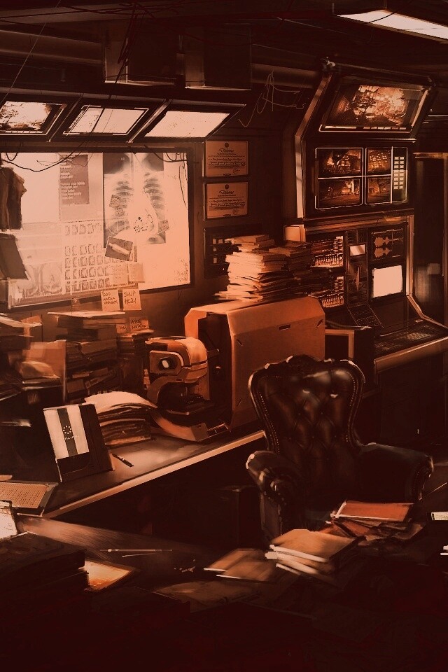 Кабинет обои