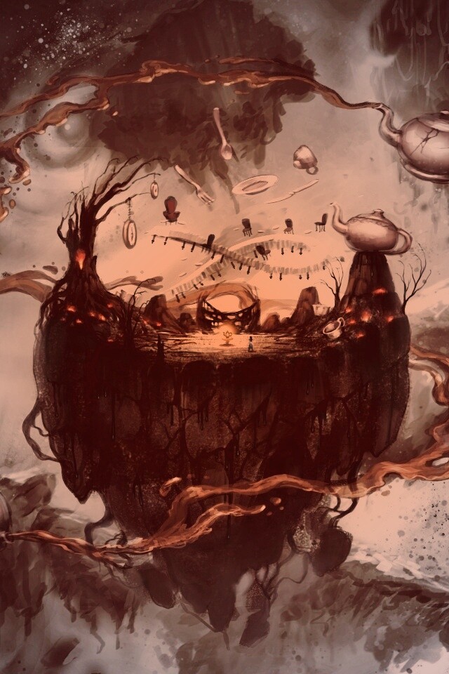 Алиса в стране чудес обои