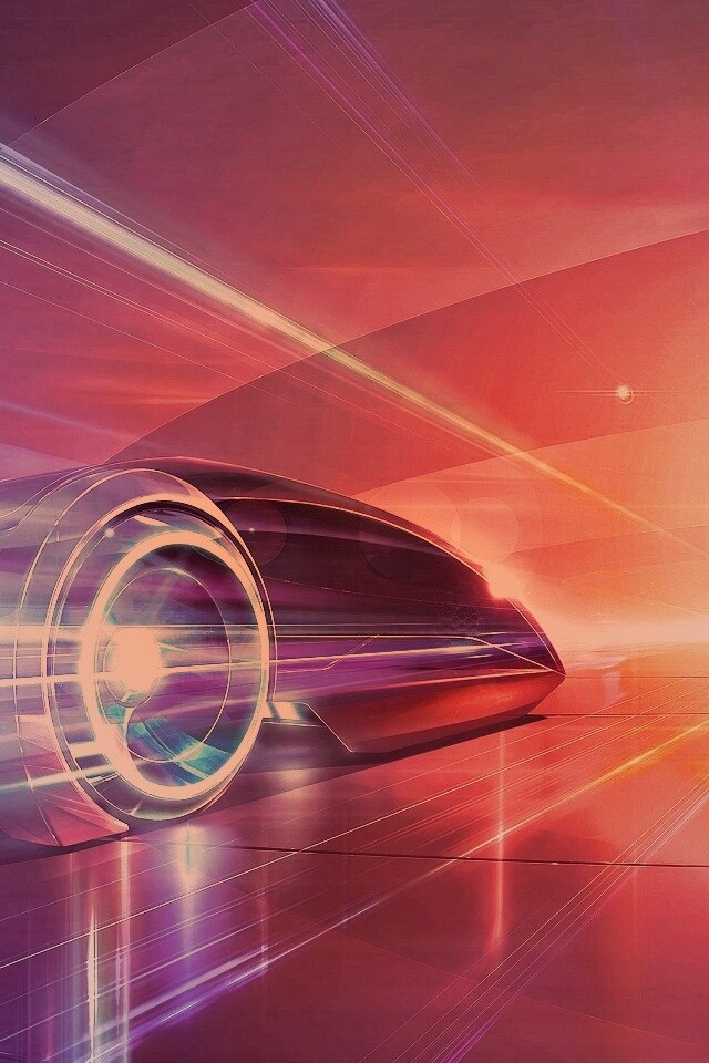 В закат обои