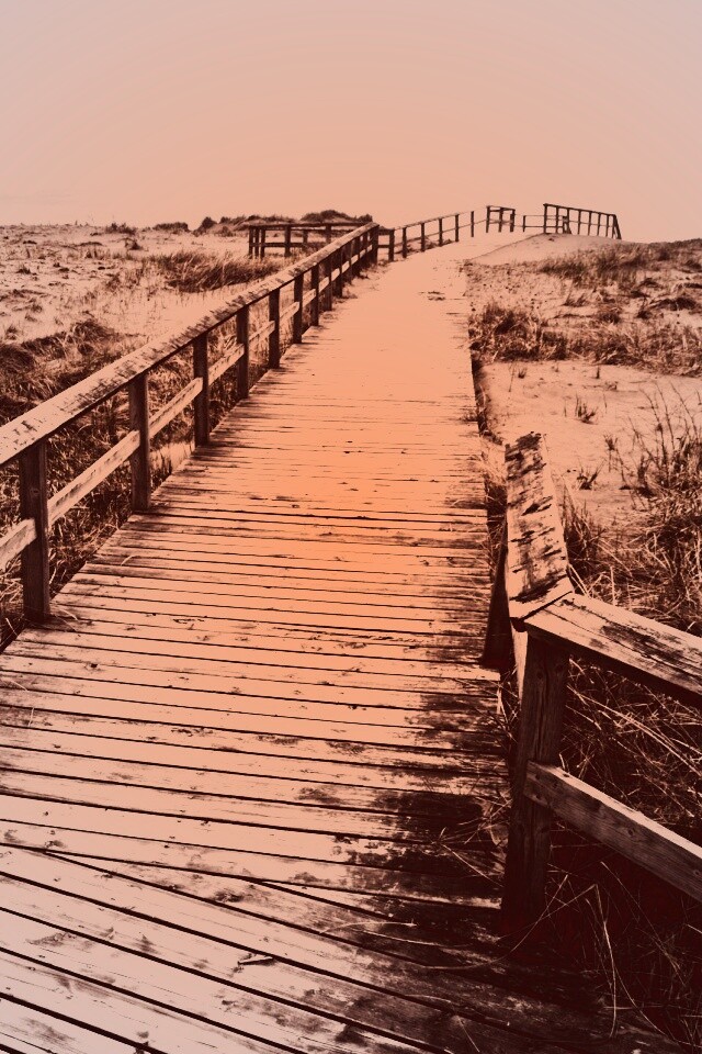 Деревянная дорога обои