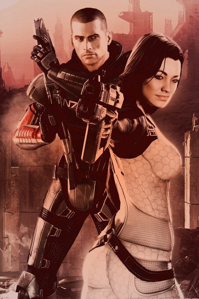 Шепард и Миранда обои