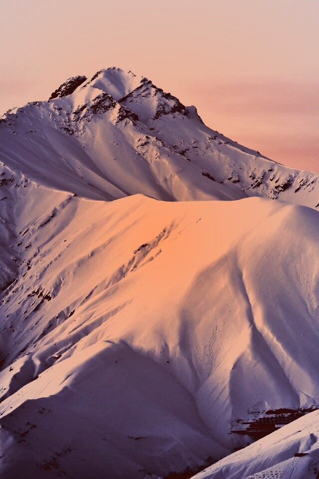 Снежные вершины обои