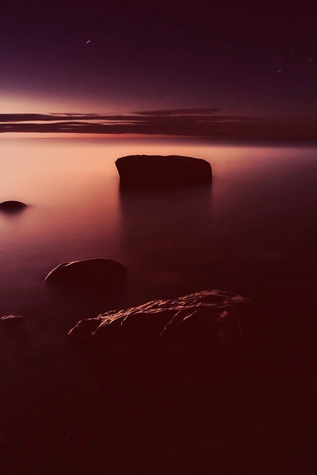 Камни в тумане обои