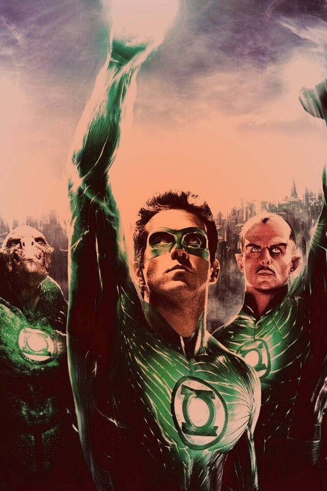 Зеленый фонарь обои