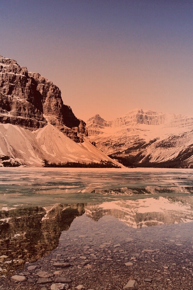 Снежные горы обои