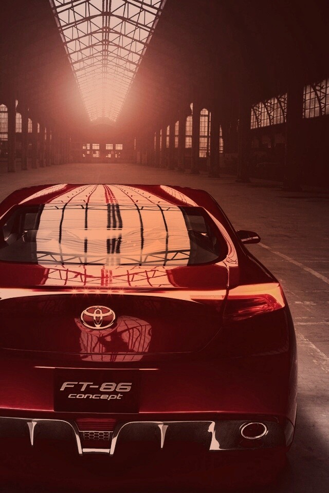 Концепт спортивной тойоты обои
