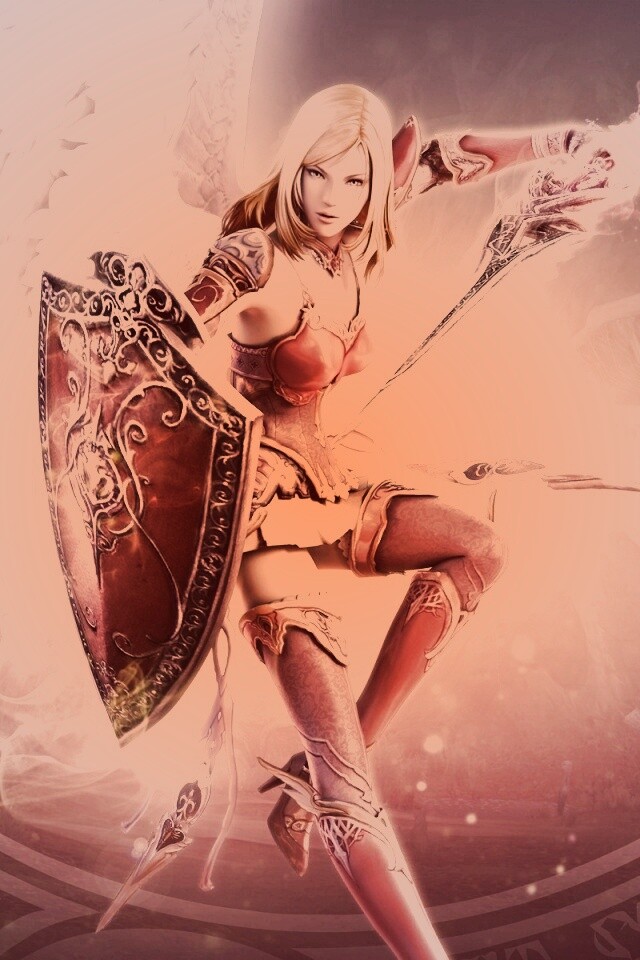 Ангел с мечом и щитом обои