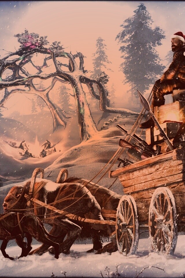 Новогодний Сталкер обои