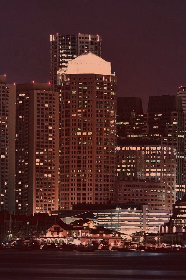 Панорама города обои