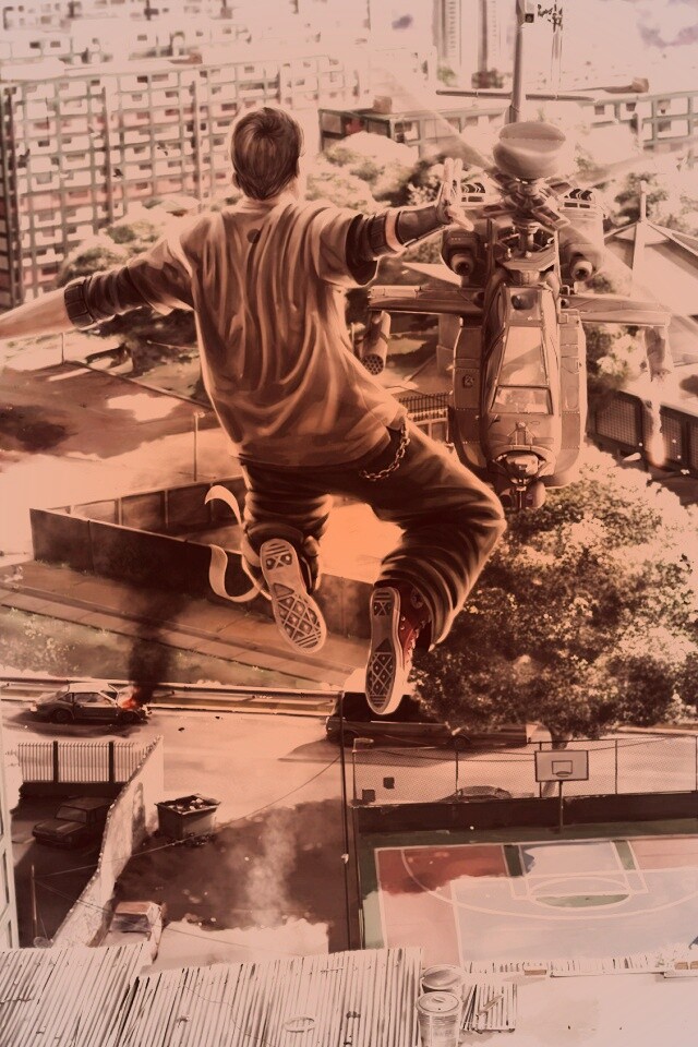 Прыжок обои