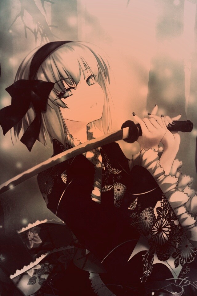 Голубой меч обои