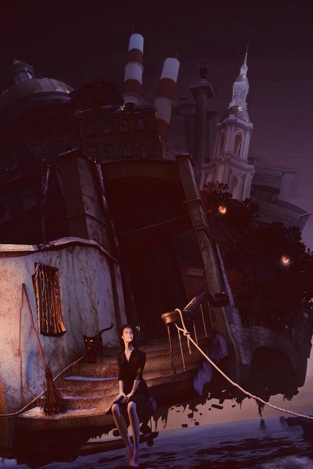 Мрачный Питер обои