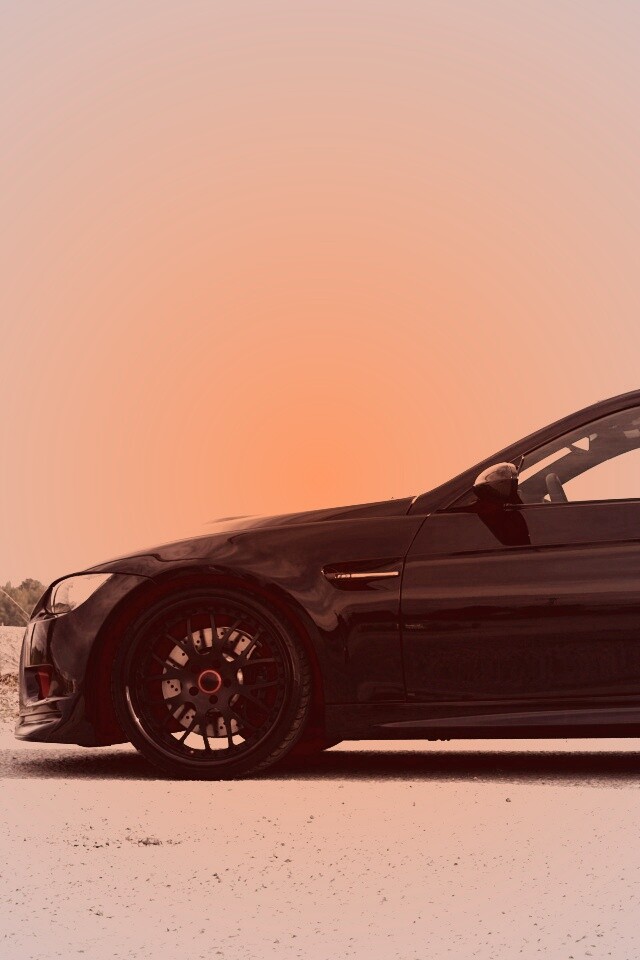 BMW и девушка обои