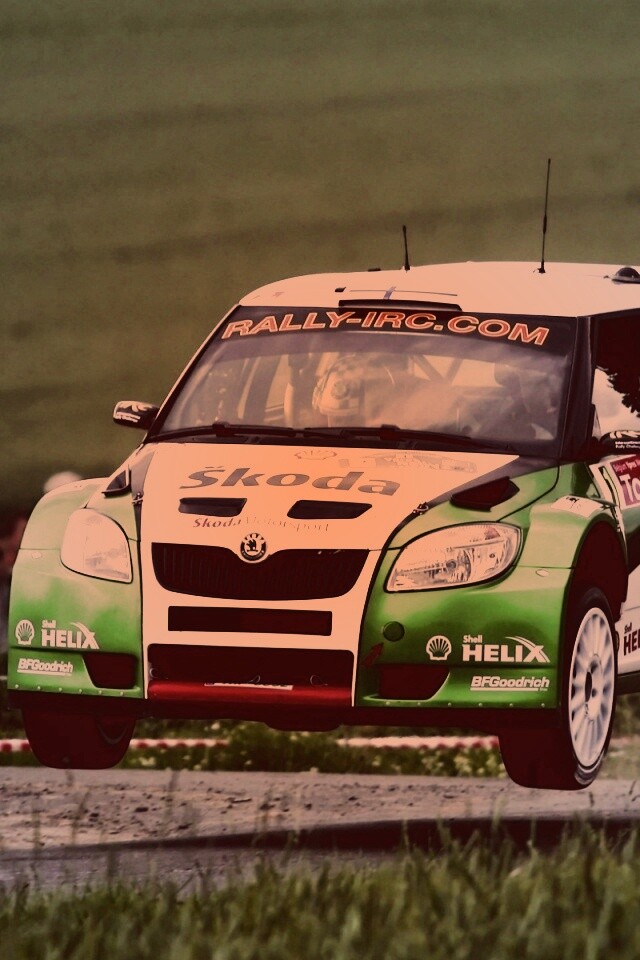 Раллиййная Шкода обои