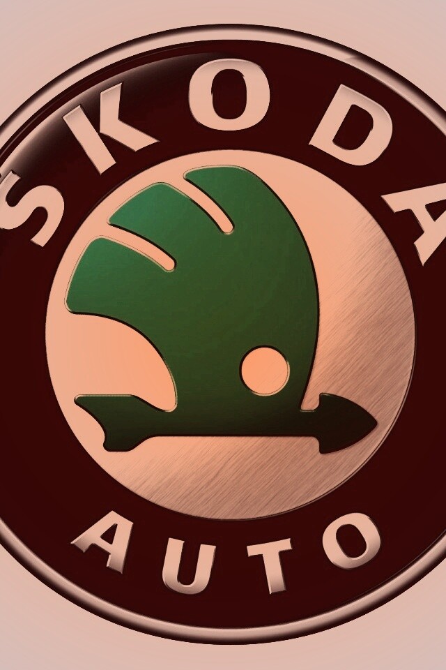 Логотип Skoda обои