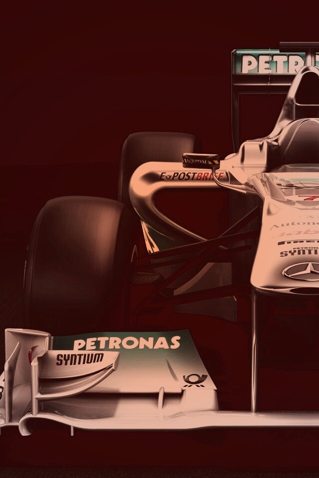 Болид Мерседес обои