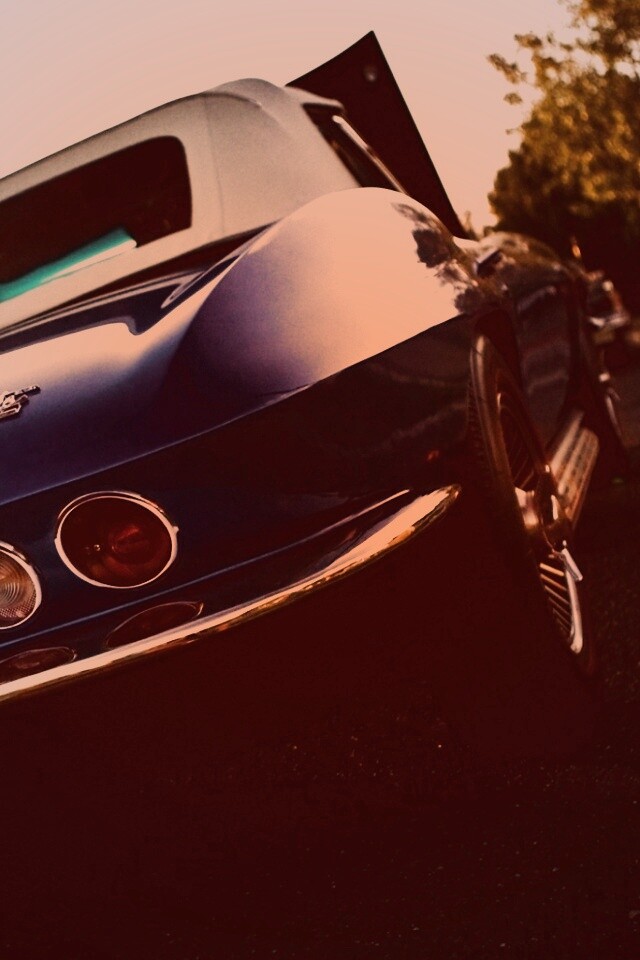 Ретро Chevrolet Corvette обои