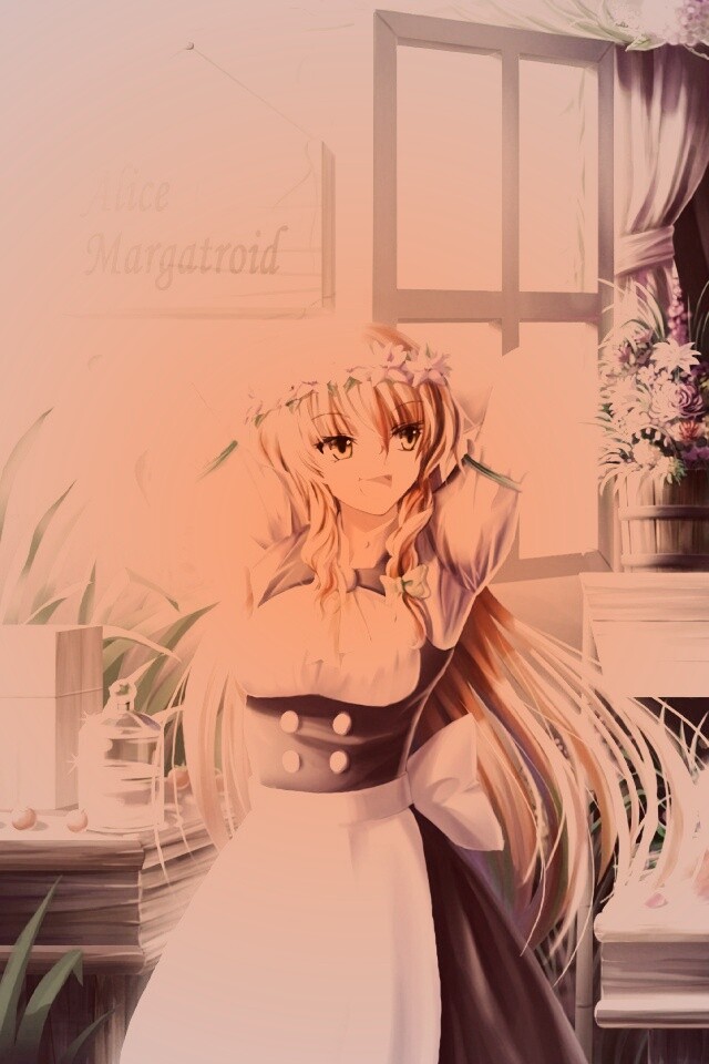 Анимешное утро обои