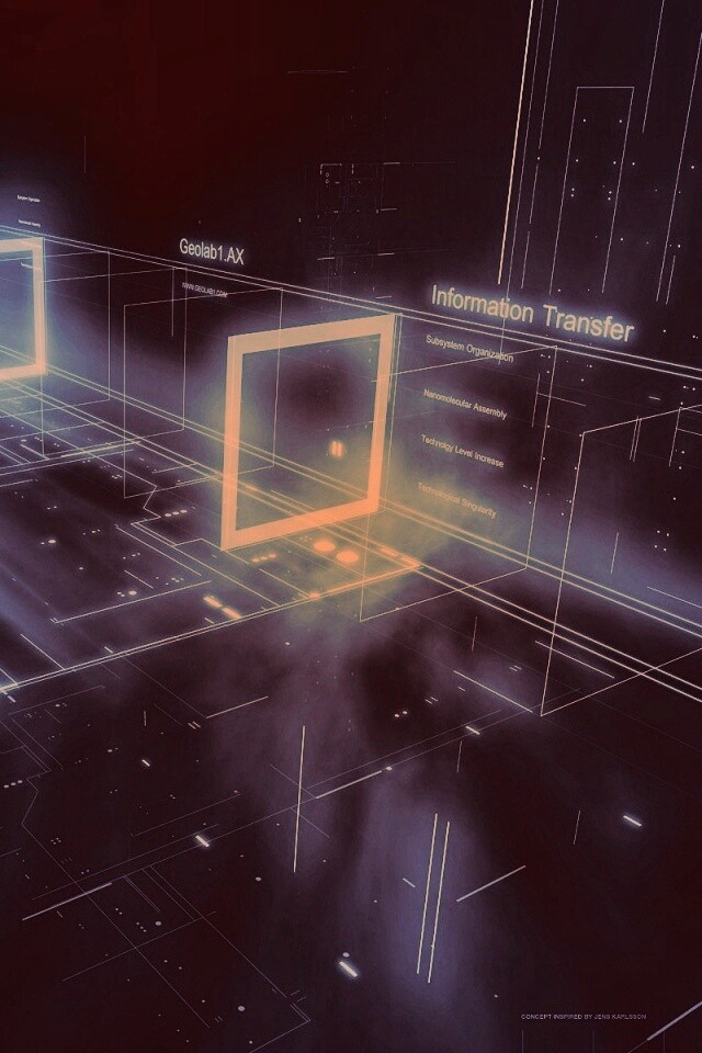 Информационный поток обои