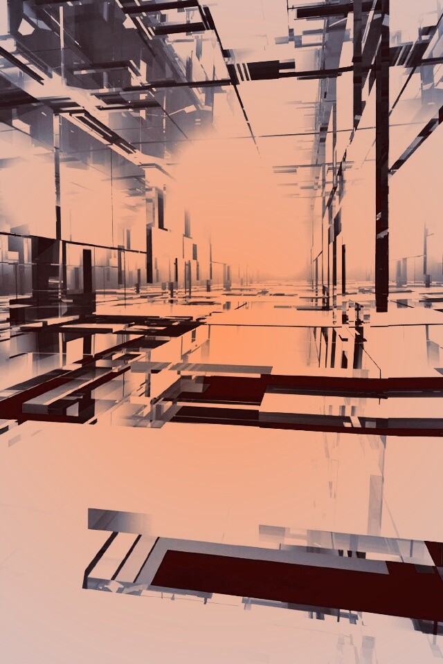 Бесконечные отражения обои