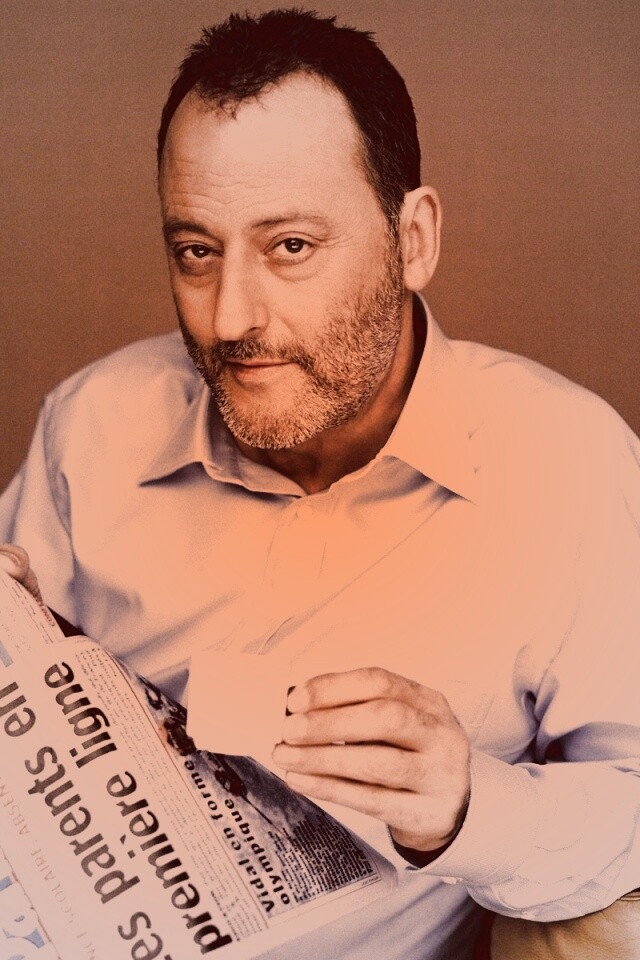 Жан рено пьет кофе обои