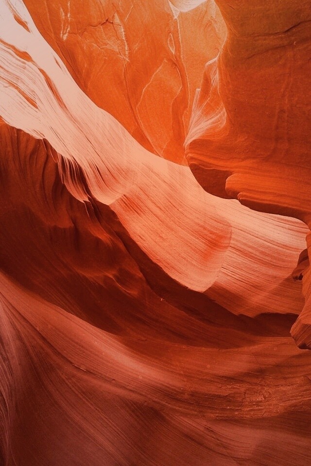Оранжевая пещера обои
