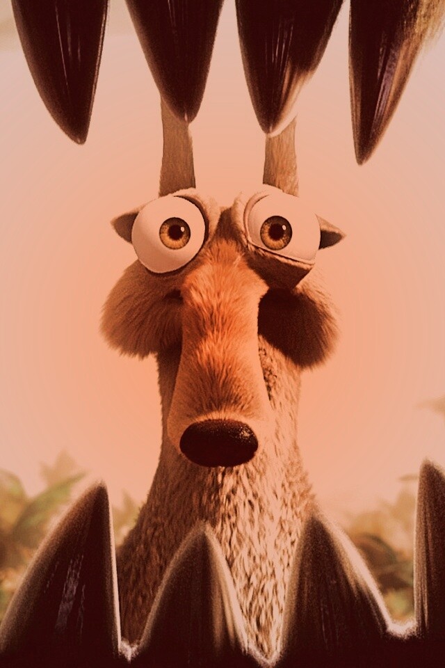 Скрэт и динозавр обои