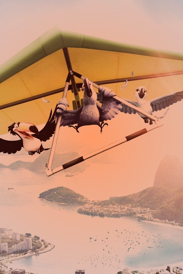 Герои мультфильма Рио обои