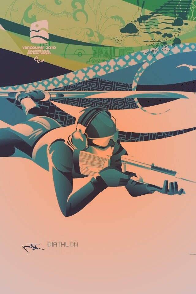 Олимпиада в Ванкувере 2010: Биатлон обои