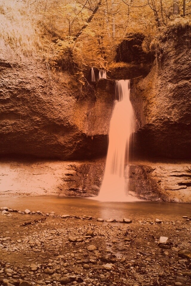 Водопад в Швейцарии обои