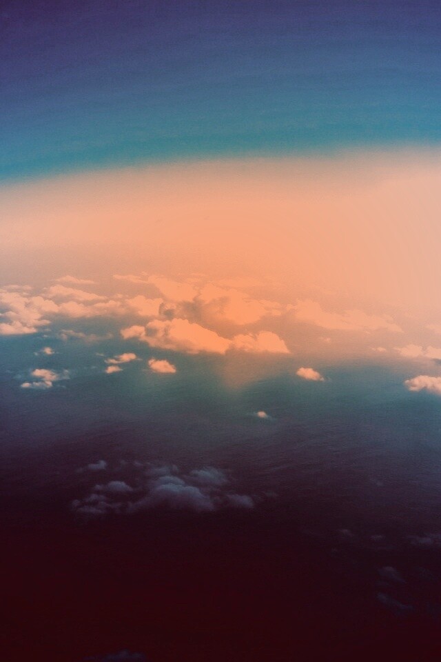 Вид с верхних слоёв атмосферы обои