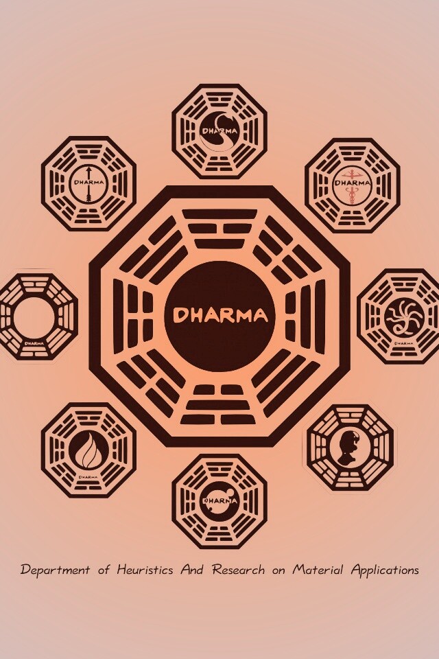 Логотипы станций Дхарма обои