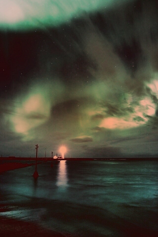 Ночь на севере обои