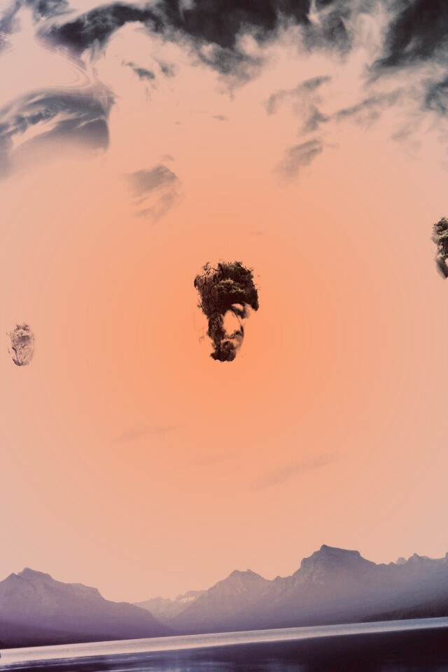 Летающие острова обои