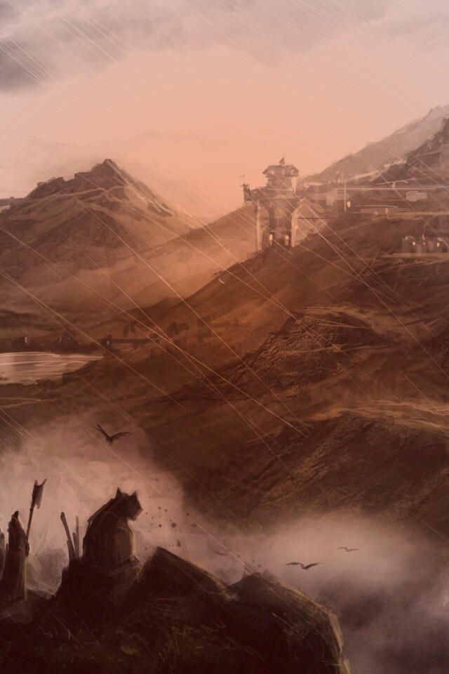 Пейзаж из Dragon Age 2 обои