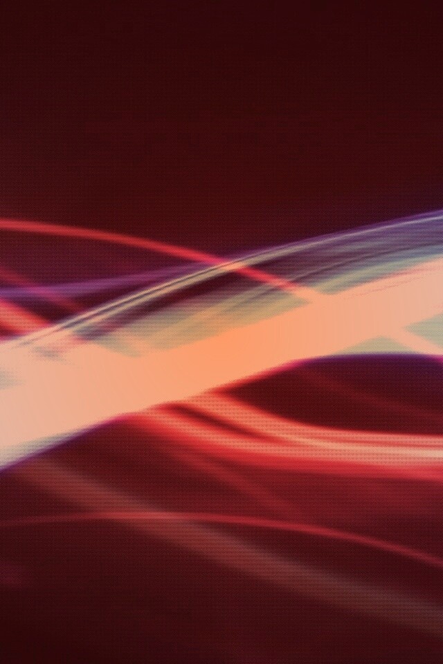 Неоновые волны обои