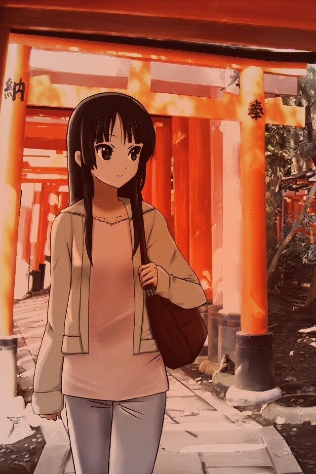 Акияма Мио обои