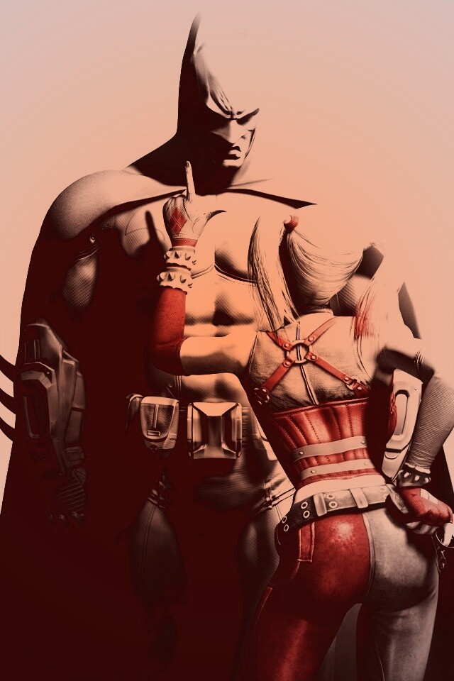 Бэтман и Харли Куин обои