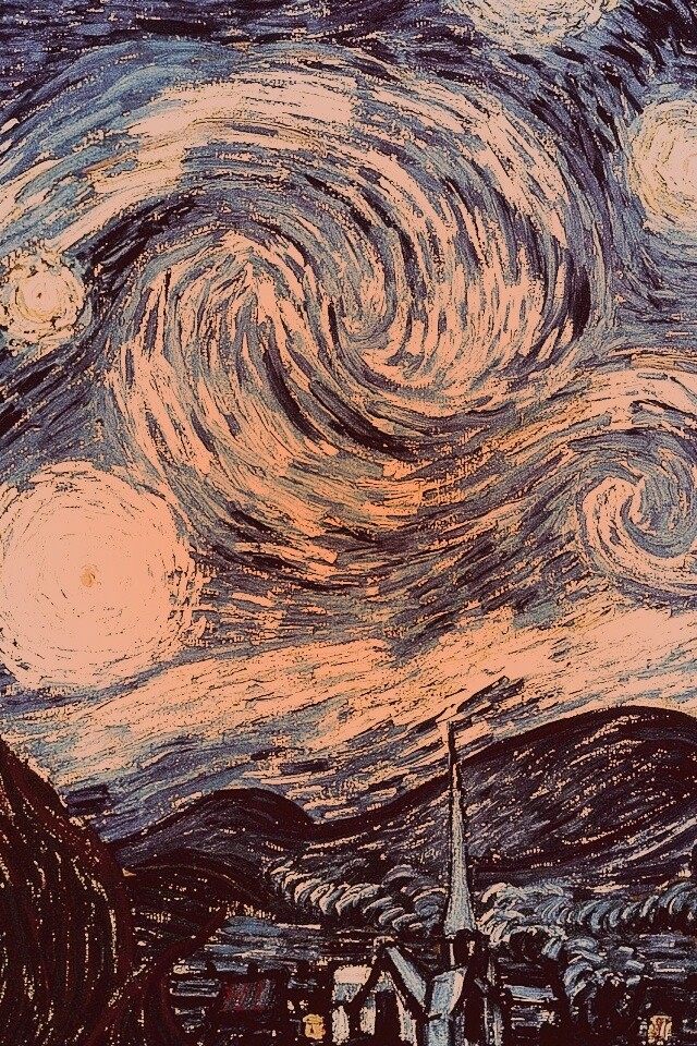 Рисунок города маслом обои