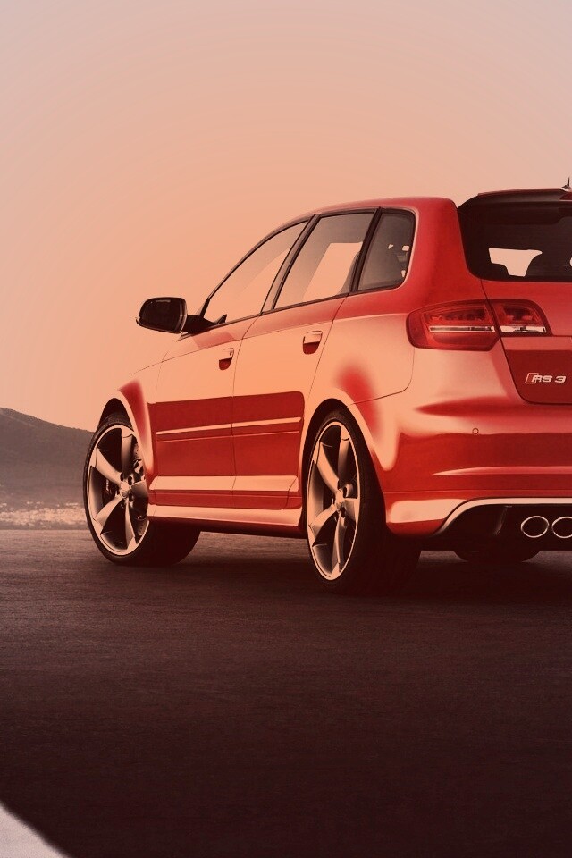 Audi модели RS3 сзади обои