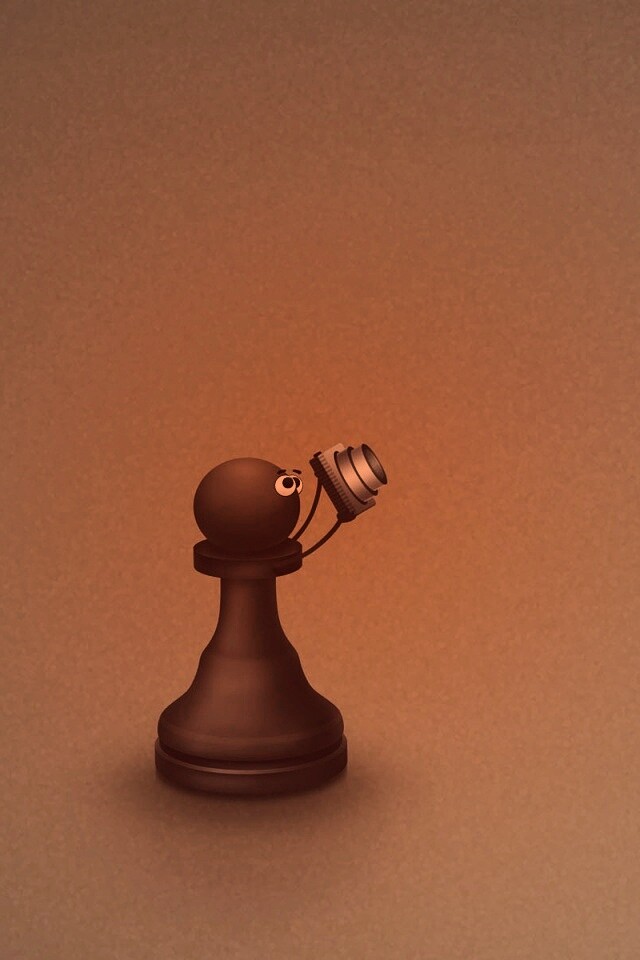 Пешка фотографирует короля обои