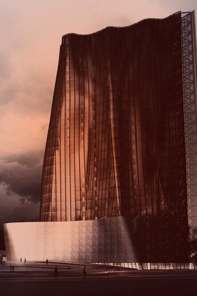 Здание обои