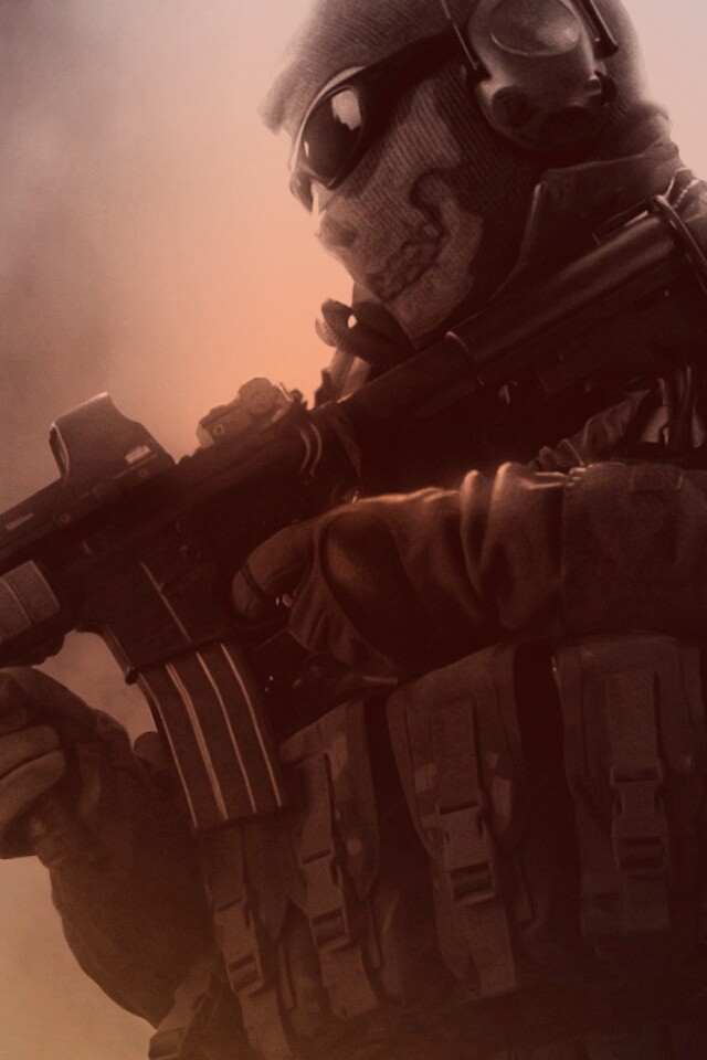 Солдат в маске обои