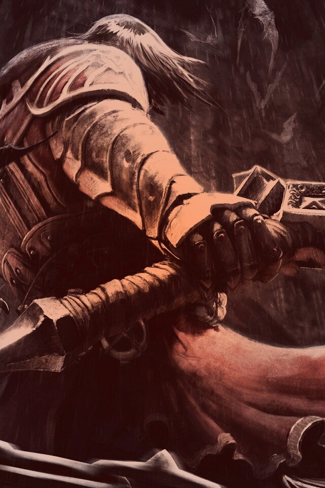 Воин с булавой обои